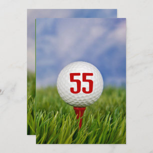 Invitation Golf 55ème anniversaire