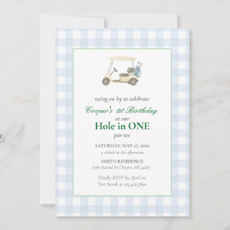 Invitation Golf Anniversaire