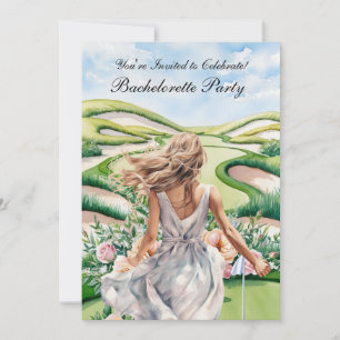 Invitation Golf Bachelorette Party sur golf