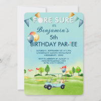 Golf Boy 5e Anniversaire Par-Tee  