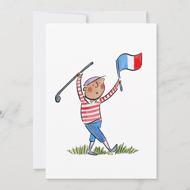 Invitation Golf France (Devant)