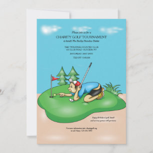 Invitation Golf N'importe