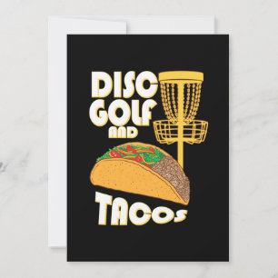 Invitation Golf sur Disque Et Tacos