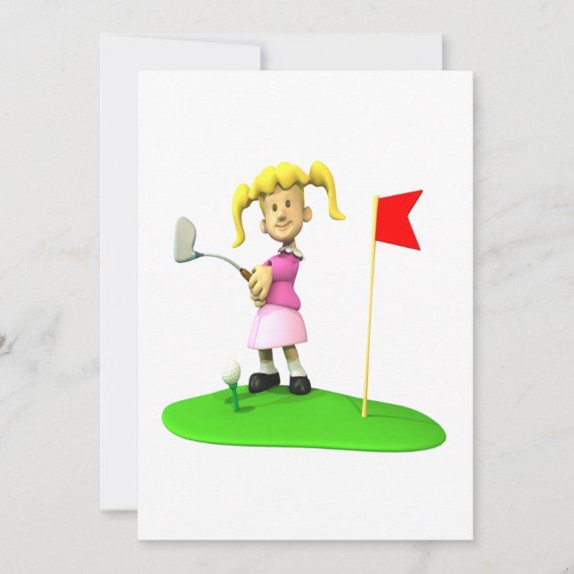 Invitation Golfeuse (Devant)