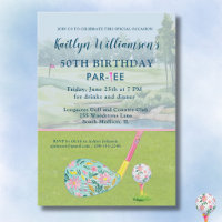 * Golfeuse personnalisée pour une fête d'anniversa