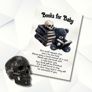 Invitation Goth Halloween livres pour bébé