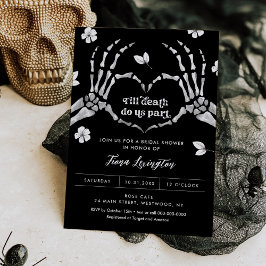 Invitation Gothique Amour Halloween Nuptiale Douche Invitatio