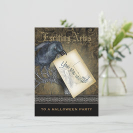 Invitation Gothique Black Crow Medium