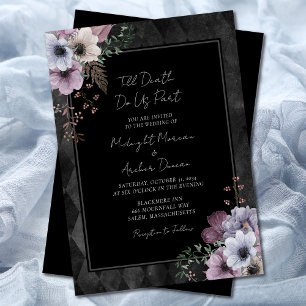 Invitation Gothique Jusqu'À La Mort Ne Faisons-Nous Partie Ma