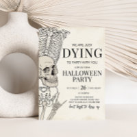 Gothique Mourir à la fête Squelette Halloween Part