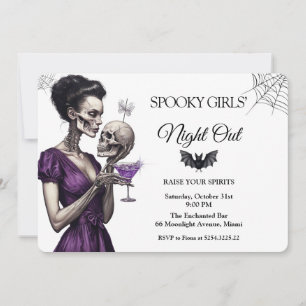 Invitation gothique pour une soirée entre filles H