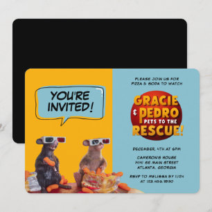 Invitation Gracie & Pedro Watch Party