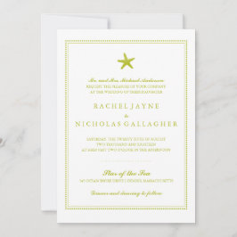 Invitation Gracity Starfish | MARIAGE