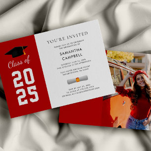 Invitation Grad Photo Grad Grad 2025