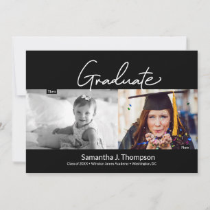 Invitation Graduate hier et maintenant Photos Graduation Part