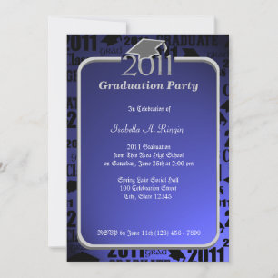 Invitation Graduation 2011/ Sapphire Blue