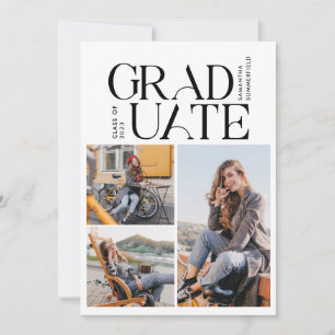 Invitation Graduation 2024 Photos Elégant Grad Party