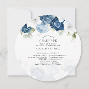 Invitation Graduation 2025 Floral Grad Party