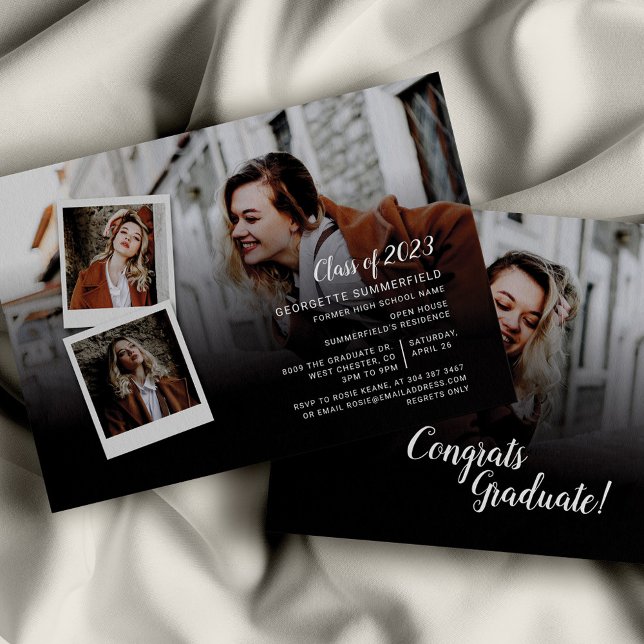 Invitation Graduation 2025 Grad Party Photo Party (Créateur téléchargé)