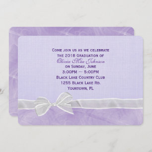 Invitation Graduation de la cale blanche
