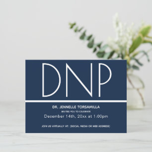 Invitation Graduation minimum Blue Virtual DNP