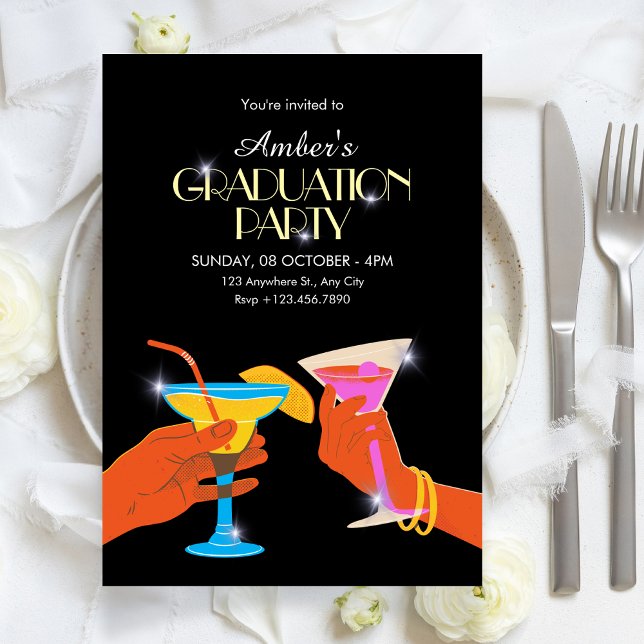 Invitation Graduation party (Créateur téléchargé)