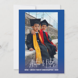 Invitation Graduation personnalisée des enfants de la materne