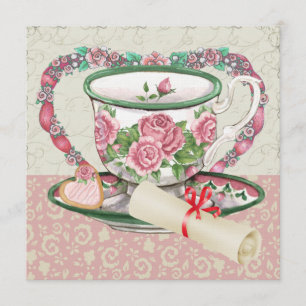 Invitation Graduation Sweet Coffee / Tea Party - SRF
