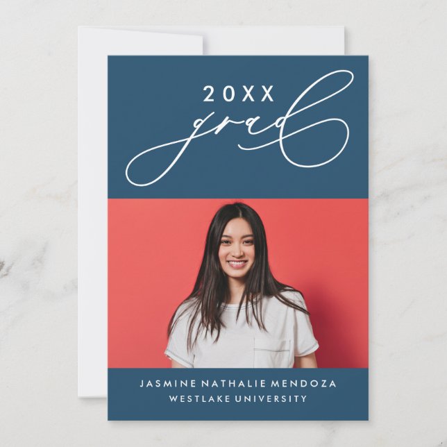 INVITATION GRADUELLE DE CALLIGRAPHIE WHIMSIQUE (Devant)