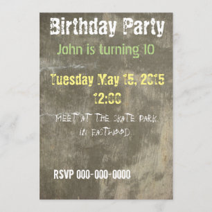 Invitation Graffiti
