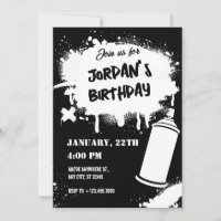 Graffiti noir et blanc 