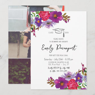 Invitation Graissage floral gras 3 photos