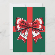 Grand Bow rouge vert Décor de Noël Vacances brilla