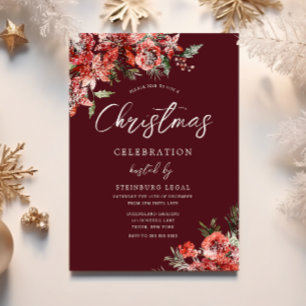 Invitation Grand Gala d'entreprise Fête de Noël