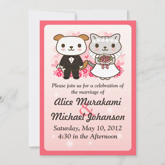 Invitation Grand mariage (Devant)