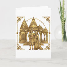 Grand mariage indien au temple  