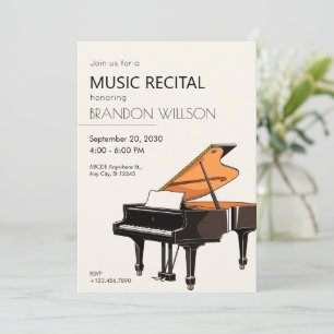 Invitation Grand piano