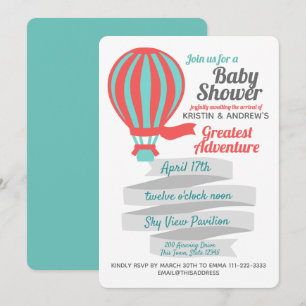 Invitation Grande Aventure Hot Air Balloon