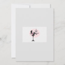 Grande soirée dames (carte de style vintage)