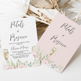 Invitation Grandes lunettes Pétales et Fête des mariées de po