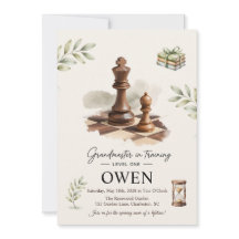 Grandmaster in Training Chess First Birthday