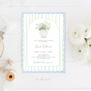 Invitation Grandmillennial Ginger Jar baby shower