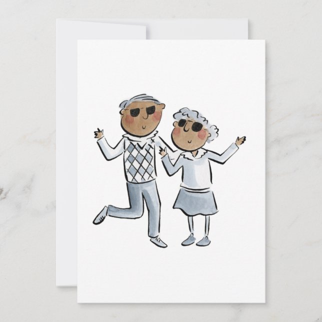 Invitation Grands-parents (Devant)