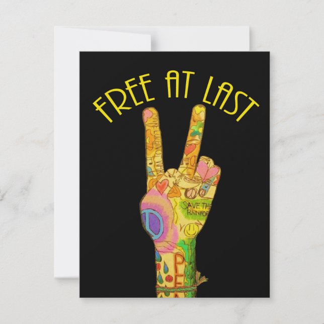 Invitation Gratuit À La Dernière Fête (Devant)