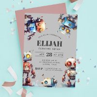 Gray Robots Tech Générateur d'engrenages Anniversa