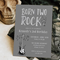 Gray Two Rock Guitare 2e fête d'anniversaire