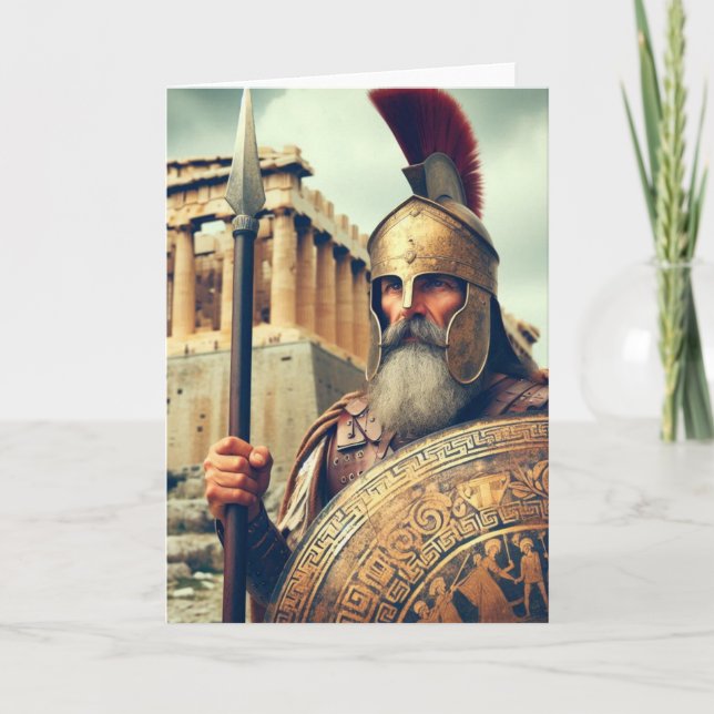 Invitation Grec Worrior (Devant)