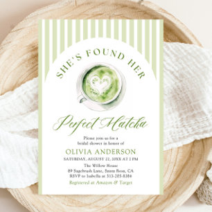 Invitation Green Elle a trouvé sa Fête des mariées parfaite M