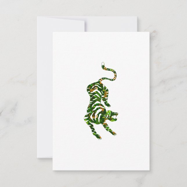 Invitation Green Tiger (Devant)