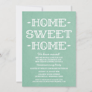 Invitation Green Whimsical Sweet Accueil Fête de réchauffemen